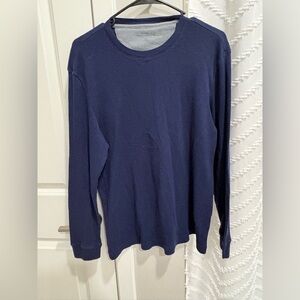 Club Room Navy Long Sleeve Shirt